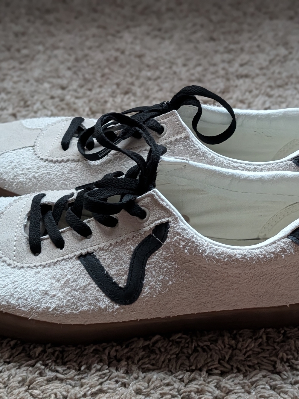 Vans White Suede Sneakers